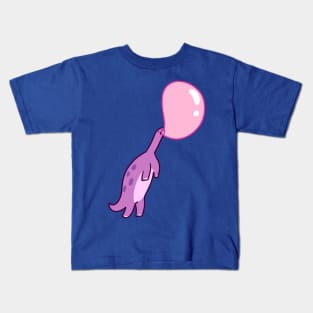 Bubblegum Balloon Dinosaur Kids T-Shirt